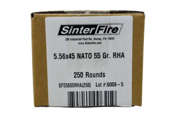 SinterFire 5.56x45mm NATO Ammunition